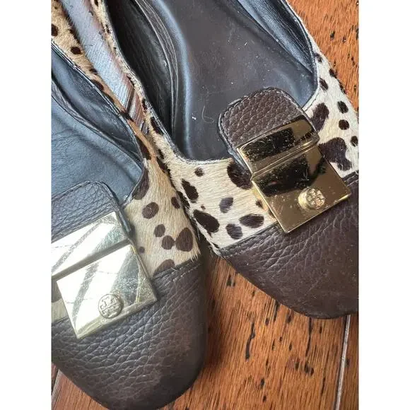 Tory Burch Cow Hair Flats - Picture 3 of 6